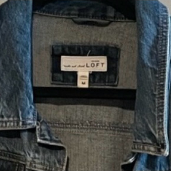 LOFT Classic Blue Jean Jacket - Picture 2 of 5